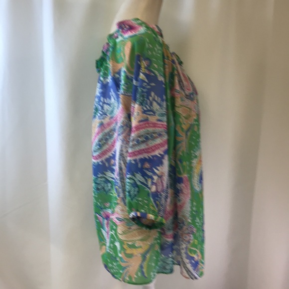 Chaps Paisley Tunic with Under Cami Size 2X - Picture 4 of 11